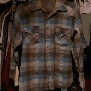 Pendleton pear snap button down